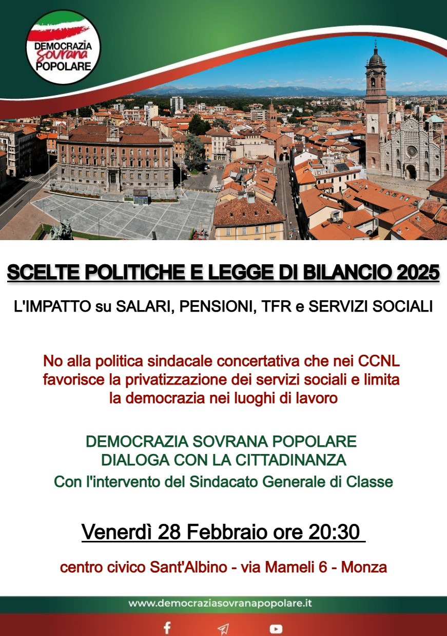 scelte politiche e legge di bilancio 2025